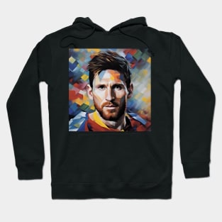 colofrul sketch with Messi Hoodie